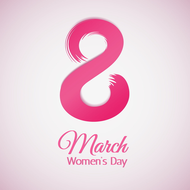 The eighth of March, International Womens Day, - Вектор, зображення