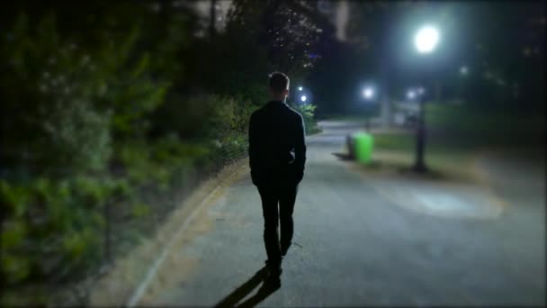 Ember sétál a parkban - Felvétel, videó