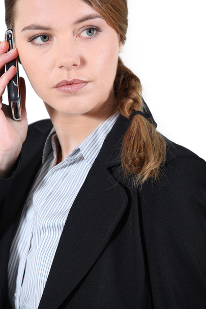 Young businesswoman on the phone. - Foto, Imagem