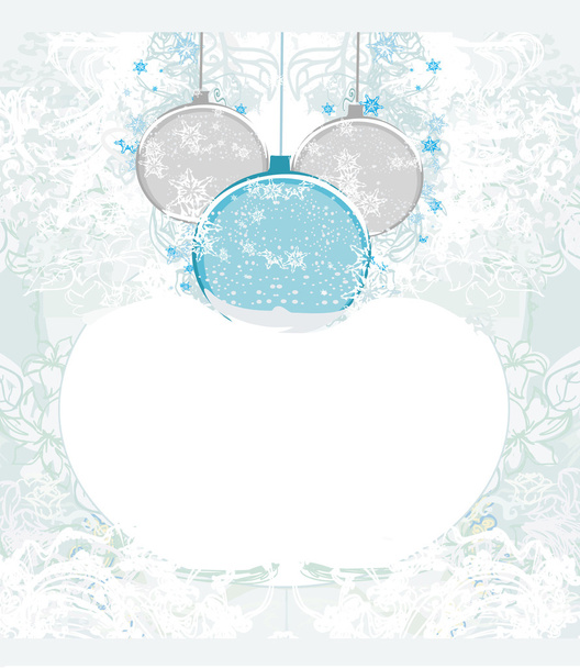 Christmas Framework style card. - Foto, Bild