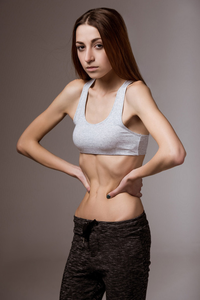 Very thin girl - Fotó, kép