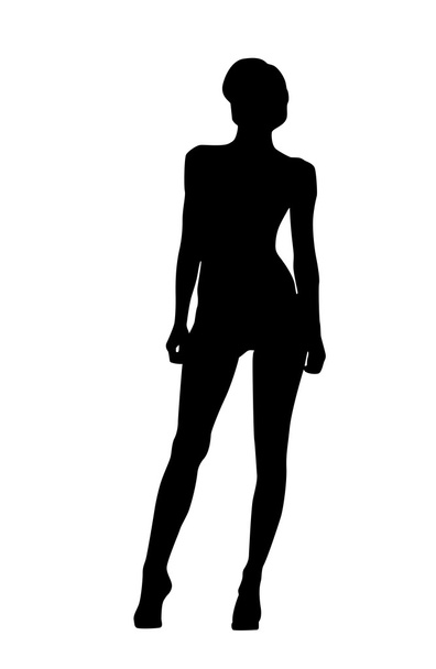 Figure of a young woman - Vetor, Imagem