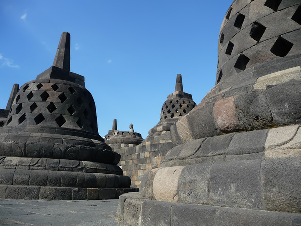 Borobudur Endonezya Java - Fotoğraf, Görsel