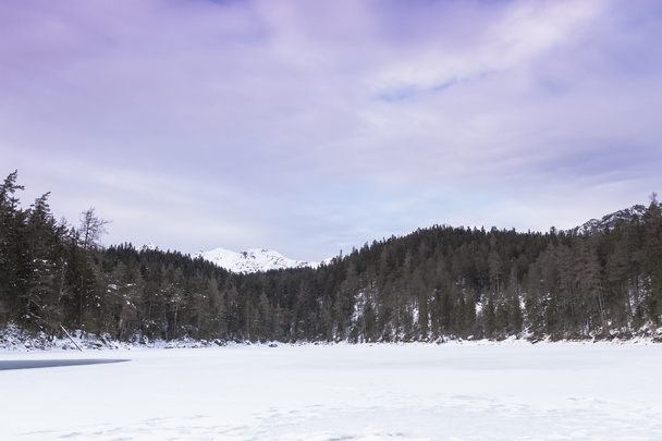 eibsee lake in winter - Photo, image