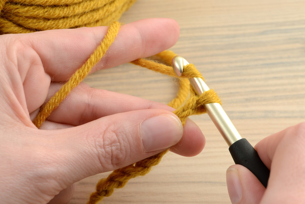 вязание шерстью
 - Фото, изображение