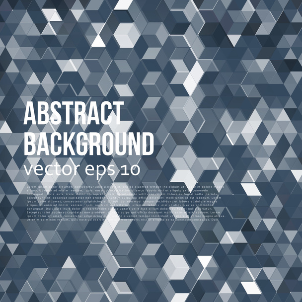 Vector Abstract Design Hexagonal Background - Wektor, obraz