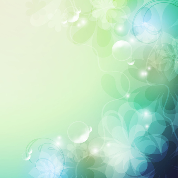Elegantly floral background - Vector, Image