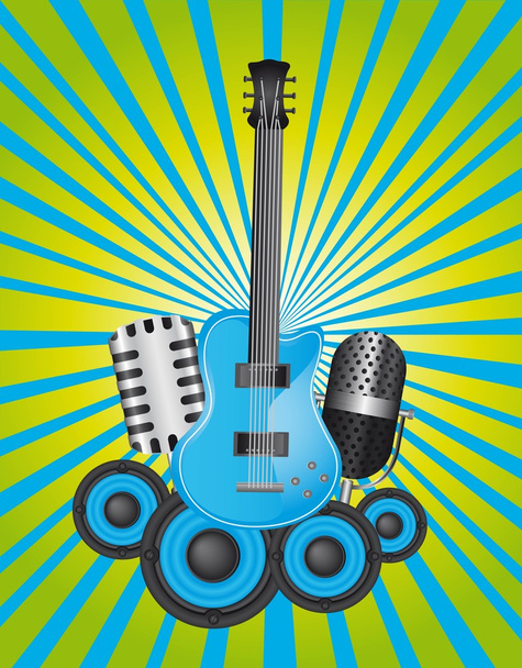 instrumentos musicais
 - Vetor, Imagem