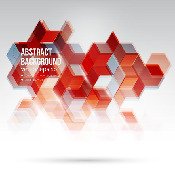 Projeto abstrato vetorial Fundo hexagonal
 - Vetor, Imagem