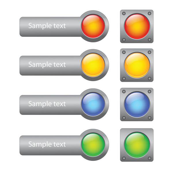 Buttons for computer - Vector, Image