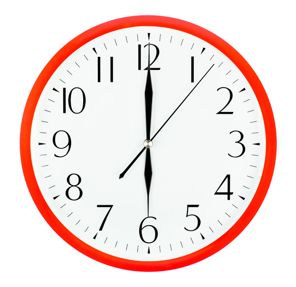 часы изолированы на белом фоне - Фото, изображение