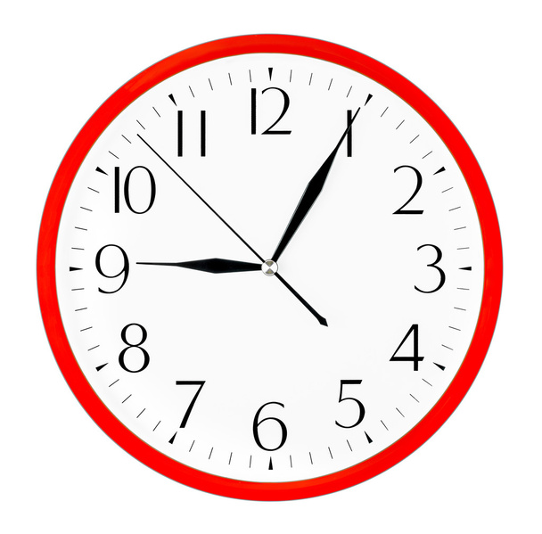 clock isolated on white background - Foto, Imagem