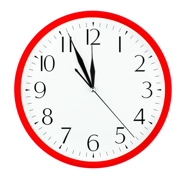 relógio isolado no fundo branco - Foto, Imagem