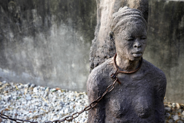 Afrikkalainen orja kaupan patsas
 - Valokuva, kuva