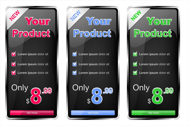 Banners price tags - Vector, imagen