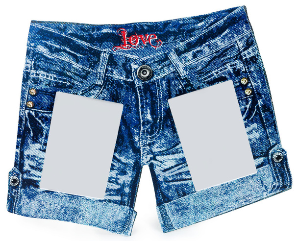 Фоторамка як джинсові шорти
  - Фото, зображення