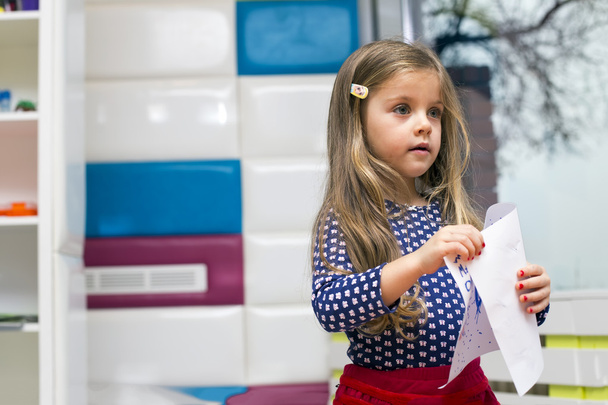 Little girl in the playroom - Photo, Image