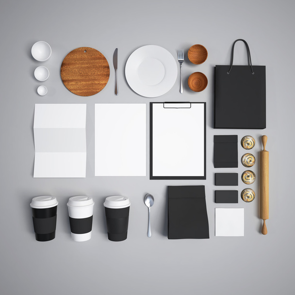 kitchen utensils mockups - Photo, Image