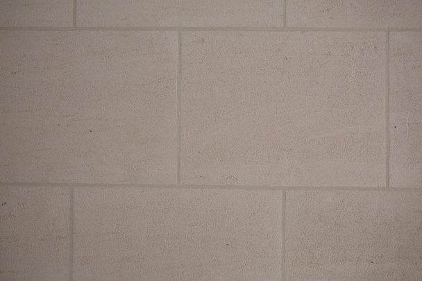 White or light brown brick wall seamless texture.  - 写真・画像