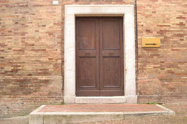 Italská přední dveře - Fotografie, Obrázek