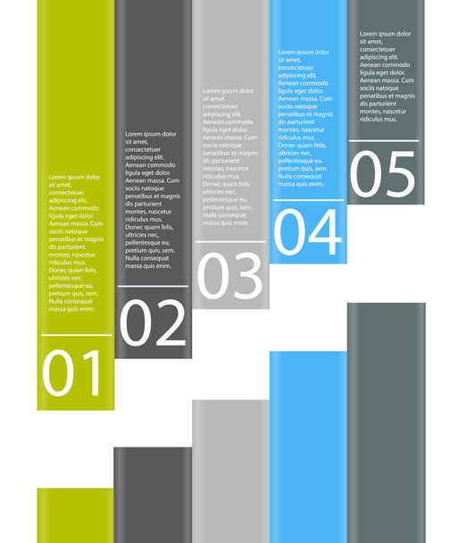 elementos de design infográfico para sua ilustração vetorial de negócios - Vetor, Imagem