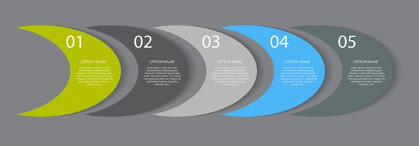 elementi di design infografici per la tua illustrazione vettoriale aziendale - Vettoriali, immagini