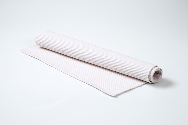біла тканина місце килимок
 - Фото, зображення