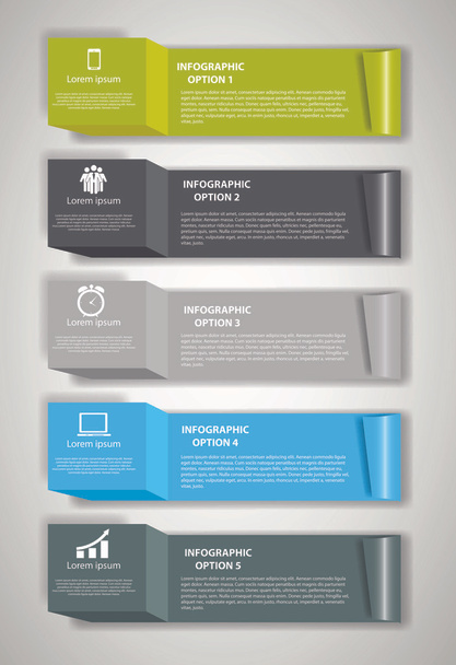 infografika tervezési elemek az üzleti vektor illusztráció - Vektor, kép