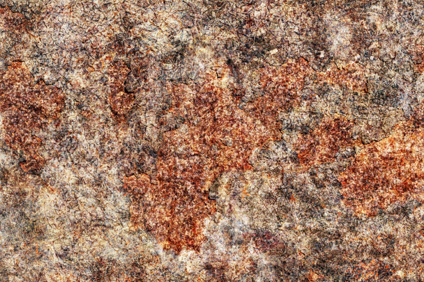 Old Badly Corroded Bituminous Metal Floater Surface Grunge Texture - Photo, Image