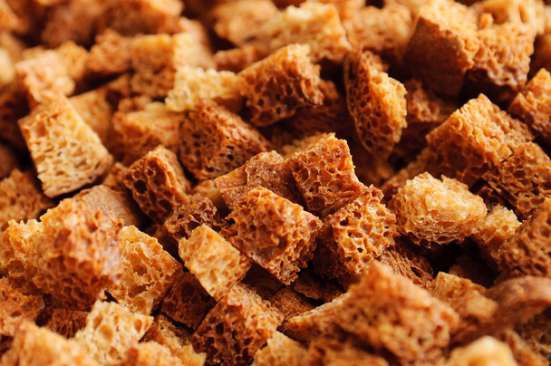 Crouton close-up. - Foto, afbeelding