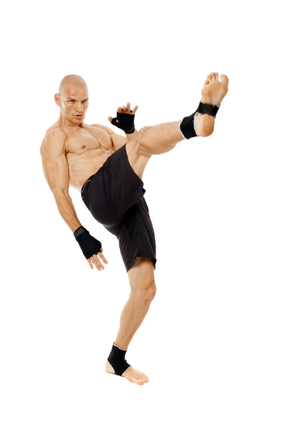 Kickbox fighter full length - Zdjęcie, obraz