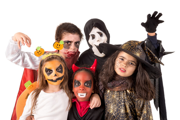 Enfants à Halloween
 - Photo, image