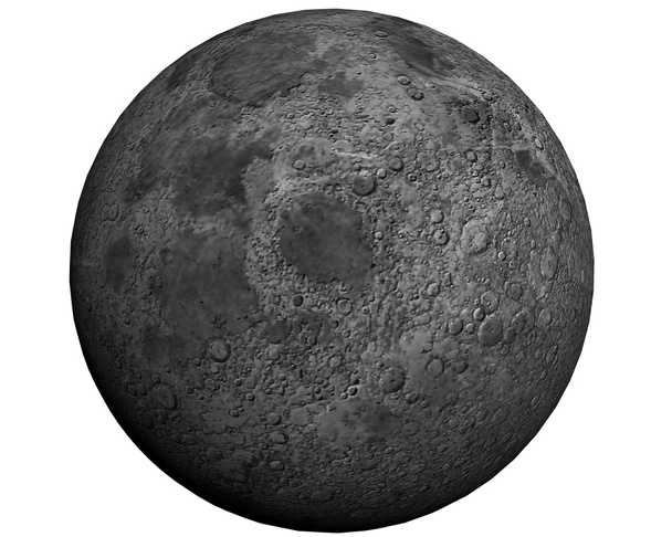 Questa bella immagine 3D mostra il pianeta luna
 - Foto, immagini