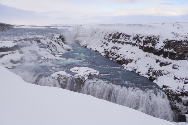 Famosa cascada Gullfoss, Islandia
 - Foto, imagen
