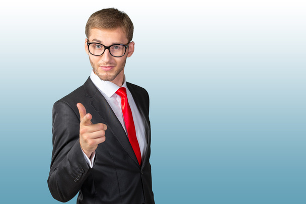 businessman pointing on you - Photo, image