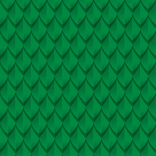Zelený drak váhy bezešvé pozadí textury - Vektor, obrázek