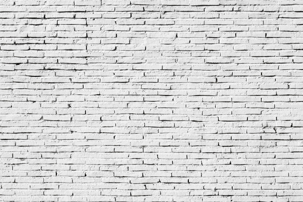 Beyaz tuğla duvar - Fotoğraf, Görsel