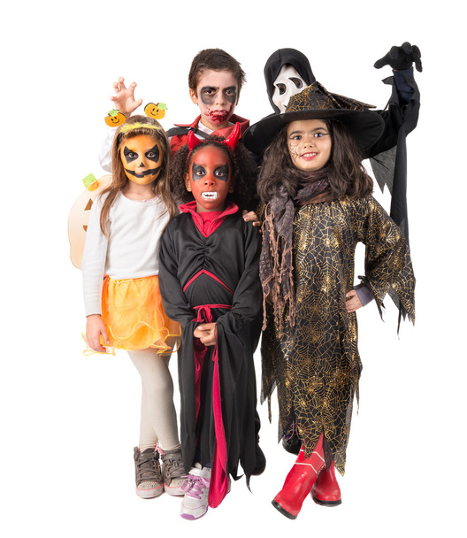 Enfants à Halloween
 - Photo, image