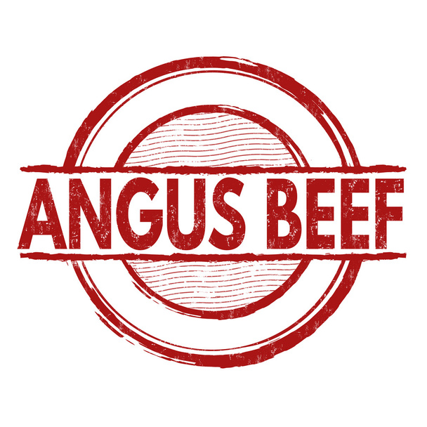 Ангус яловичини штамп
 - Вектор, зображення