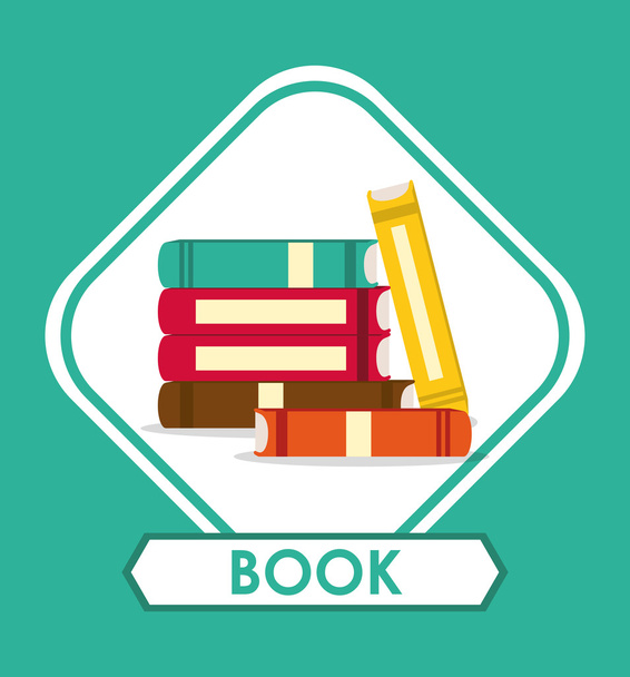 Book icon design - Vector, Image