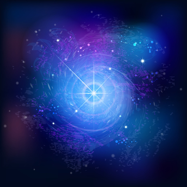 Background with stars. Space abstraction.  - Vector, Image
