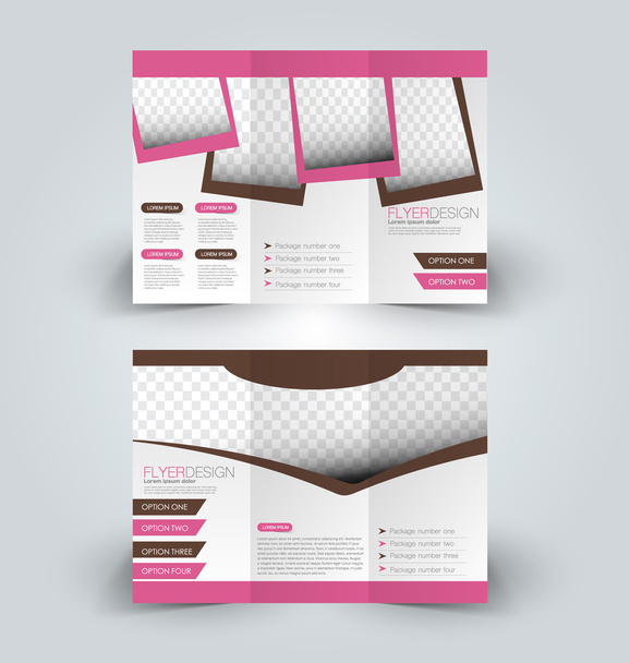 Brochure design templates set - Vektor, kép