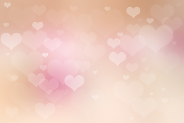 Sevgililer günü kalp şeklinde ışık arka plan - Fotoğraf, Görsel