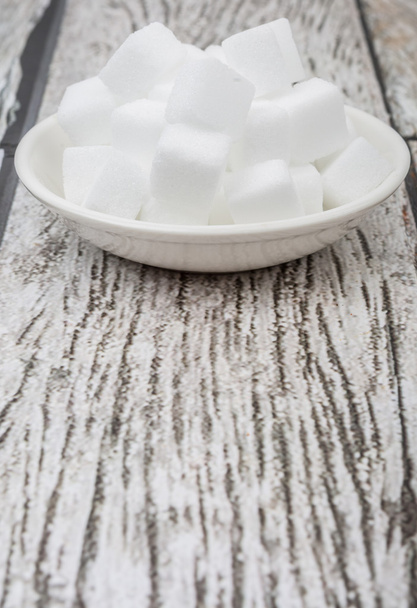 White Sugar Cubes - Foto, afbeelding