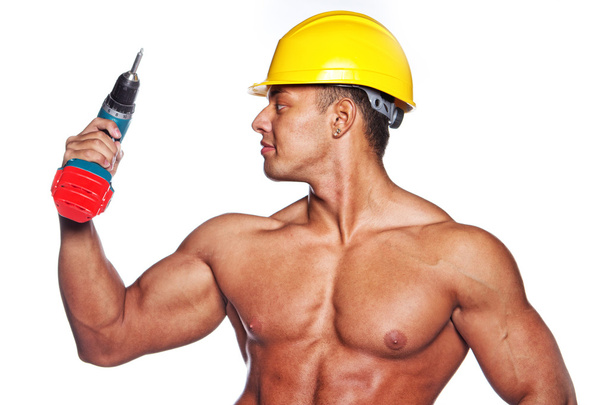 Image of sexy worker - Photo, Image