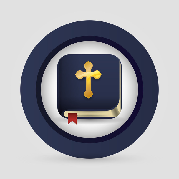 Diseño de icono bíblico
 - Vector, Imagen