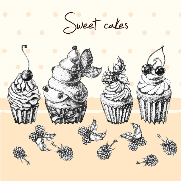 Illustration, Sweet Cake - Vector, Image