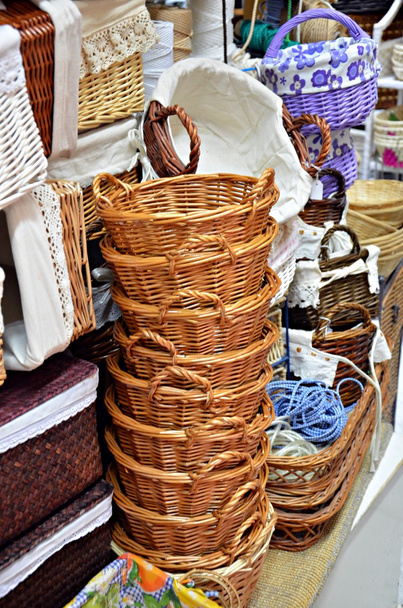 Boutique d'artisanat en osier
 - Photo, image