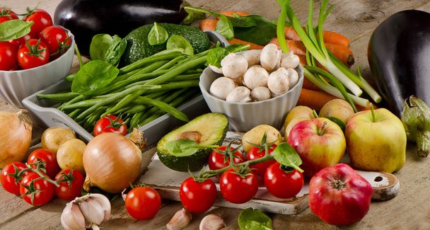 Légumes biologiques sains
 - Photo, image