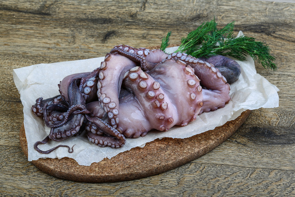 Dużych octopus Raw - Zdjęcie, obraz